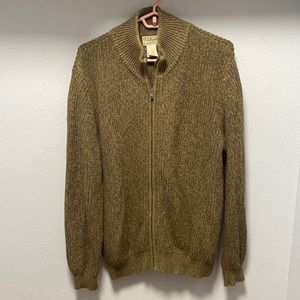 LL Bean zip up sweater